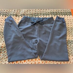Mandala Harbor Blue Jogger Scrub Pants Size Small